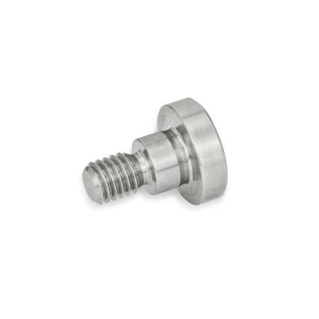 Otto Ganter Stainless Steel Cylinder Head Shoulder Bolt, GN 732.1